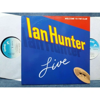 IAN HUNTER WELCOME TO THE CLUB LIVE    2 LP