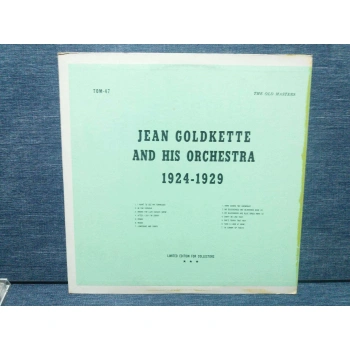 JEAN GOLDKETTE ORCHESTRA (MAVİ LP)