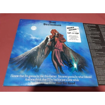 JIM STEINMAN BAD FOR GOOD  LP + SINGLE 7