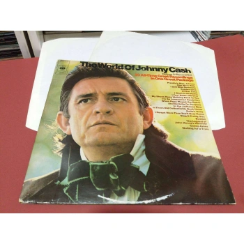 JOHNNY CASH THE WORLD OF 2 LP
