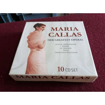MARIA CALLAS HIS GREATEST OPERAS    10 DISC BOX