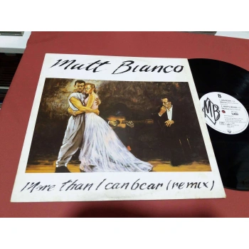 MATT BIANCO MORE THAN I CAN BEAR MAXI LP