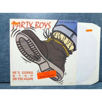 PARTY BOYS HES GONNA STEP ON YOU MAXI LP
