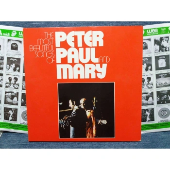 PETER PAUL AND MARY MOST BEAUTIFUL SONGS   2 LP