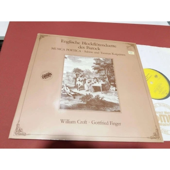 VILLIAM CROFT GOTTFRIED FINGER BLOCKFLÖTENDUETTE DES BAROCK