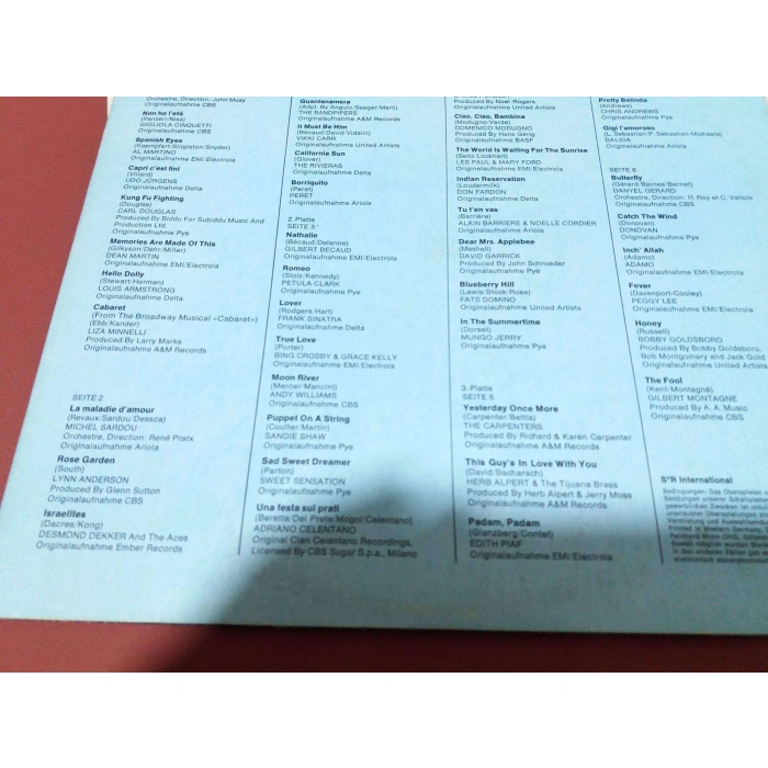 25 JAHRE HIT PARADE INTERNATIONAL   3 LP