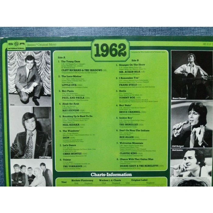 30 YEARS POP MUSIC 1962