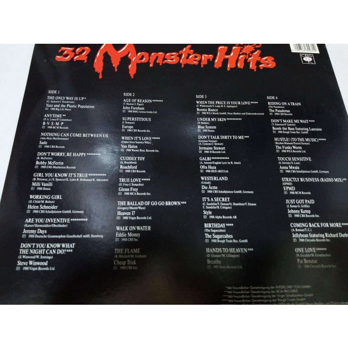 32 MONSTER HITS RONNY POP    2 LP