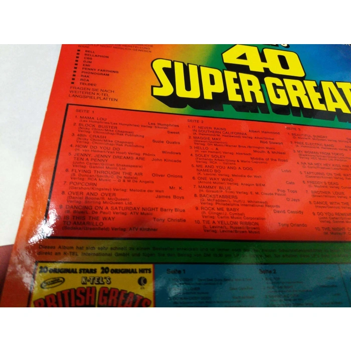 40 SUPER GREATEST   2 LP