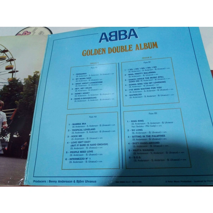 ABBA GOLDEN DOUBLE ALBUM    2 LP