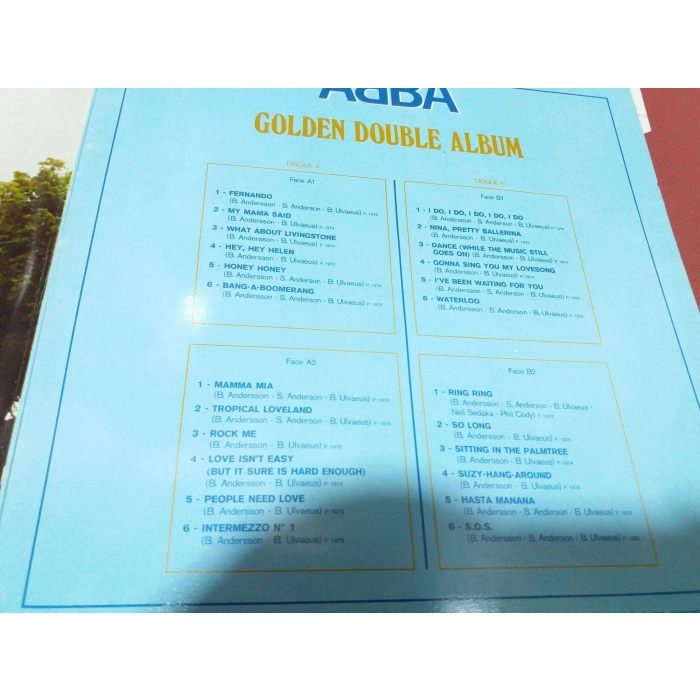 ABBA GOLDEN DOUBLE HITS ALBUM    2 LP