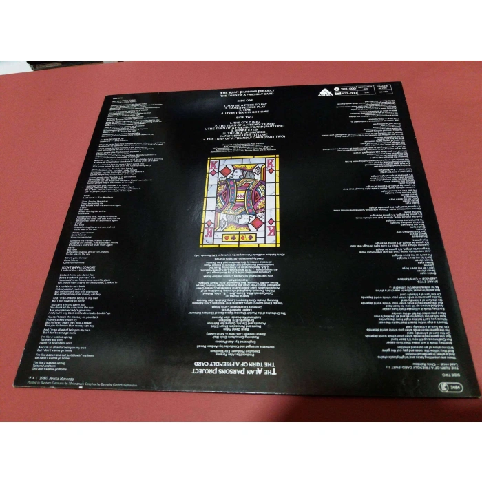 ALAN PARSONS PROJECT TURN OF FRIENDLY CARO