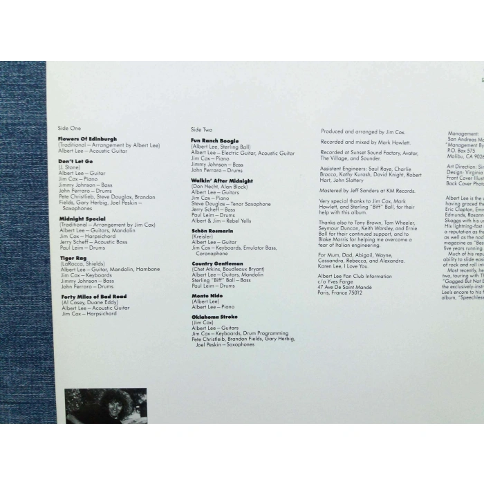 ALBERT LEE GAGGED BUT NOT BOUND