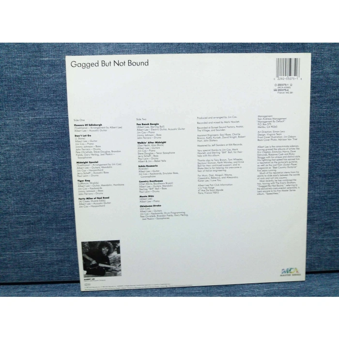 ALBERT LEE GAGGED BUT NOT BOUND