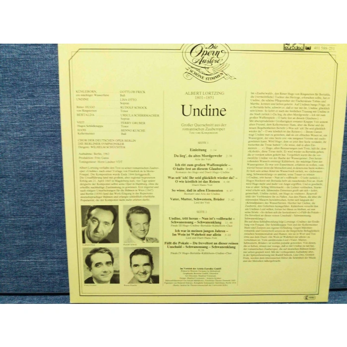 ALBERT LORTZING UNDINE CLASSIC