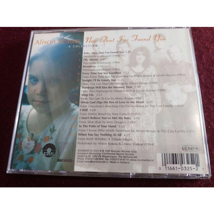 ALISON KRAUSS NOW THAT FOUND