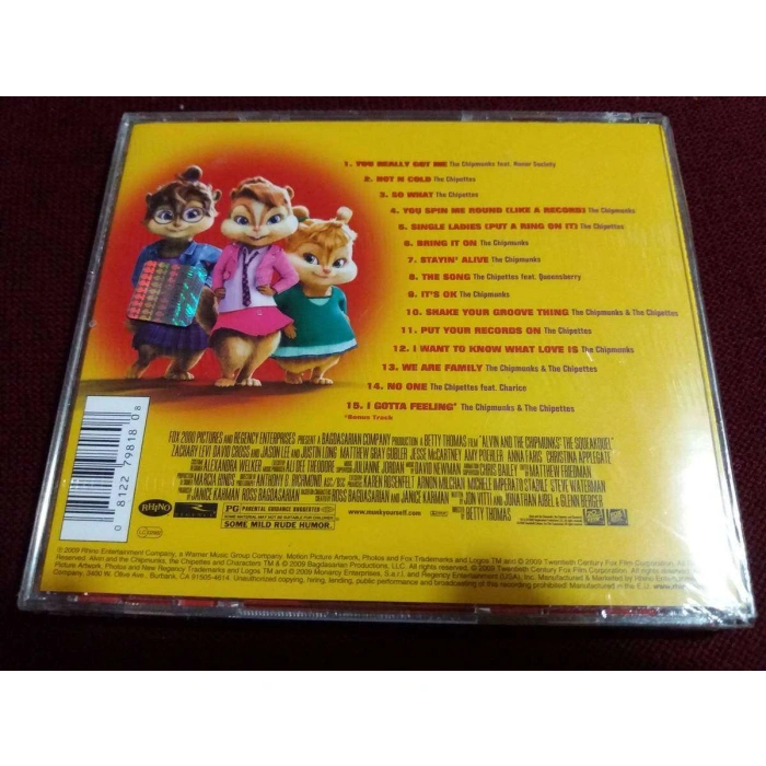 ALVIN AND THE CHIPMUNKS FILM MUSIC  (SIFIR)