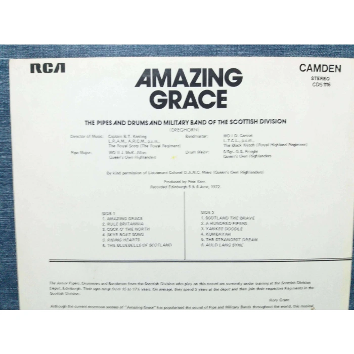 AMAZING GRACE SCOTTISH MUSIC