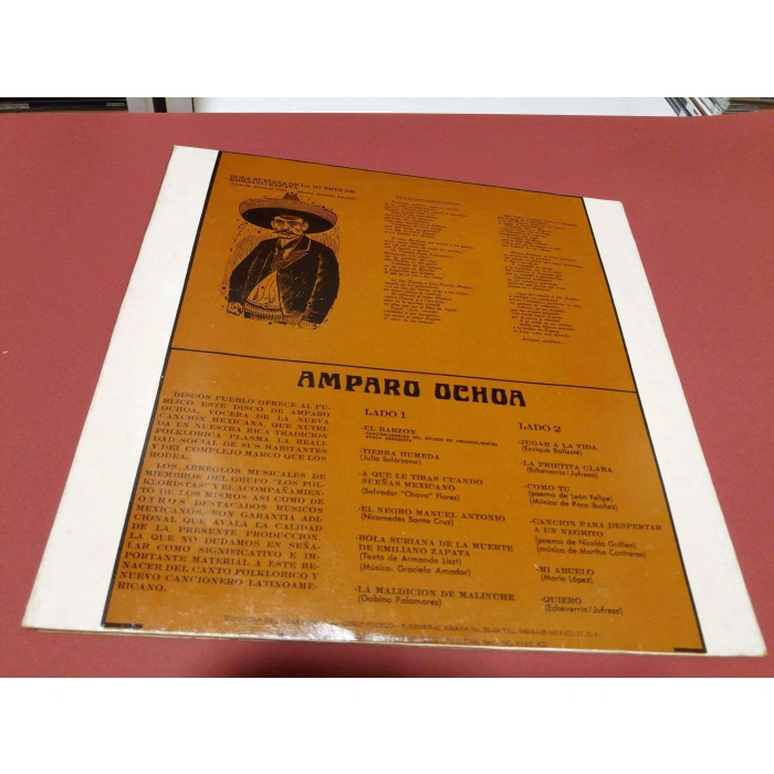 AMPARO OCHOA LOS FOLKLORISTAS EL CANCIONERO POPULAR