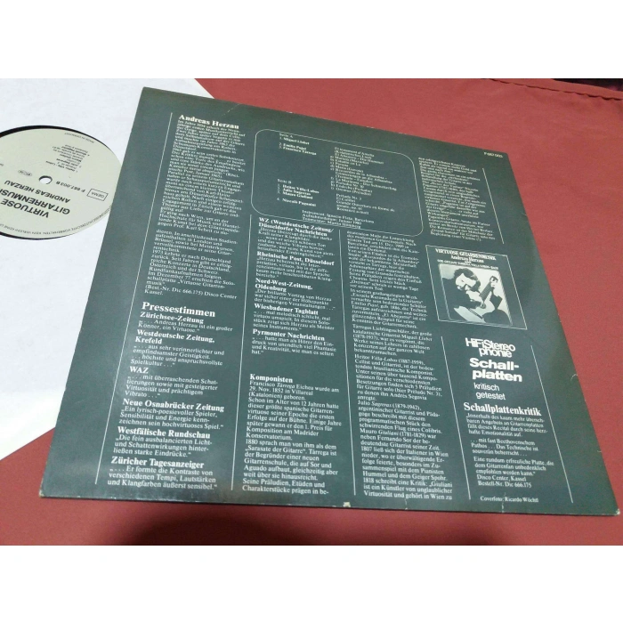 ANDREAS HERZAU SPIELT TARREGO LLOBET PUJOL