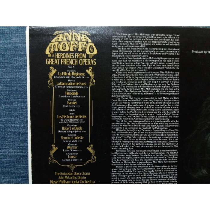 ANNA MOFFO FRENCH OPERAS