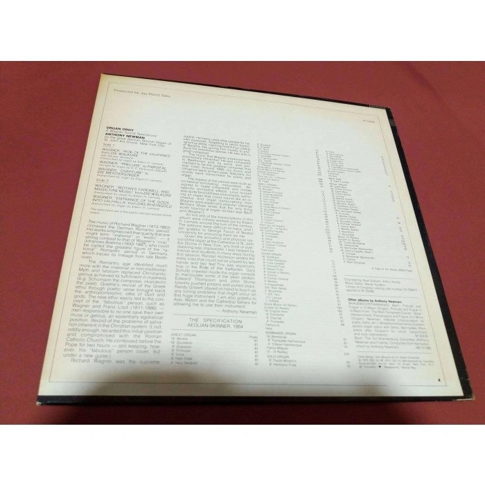 ANTHONY NEWMAN ORGAN ORGY