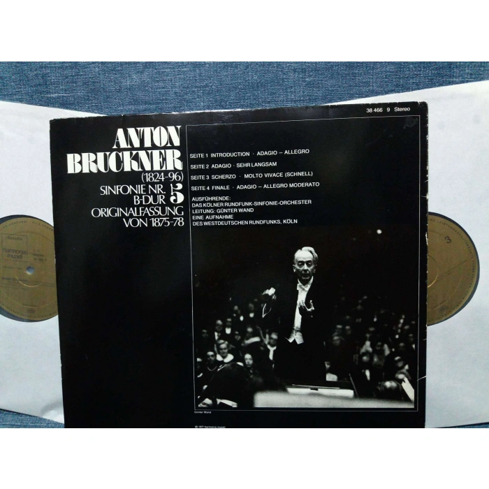 ANTON BRUCKNER SINFONIE 5 B-DUR   2 LP
