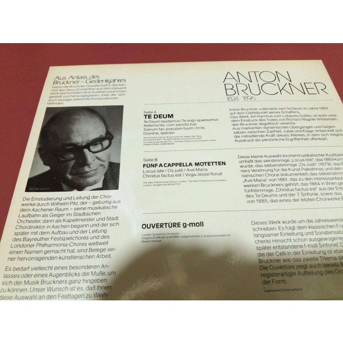 ANTON BRUCKNER TE DEUM CAPELLA MOTETTEN