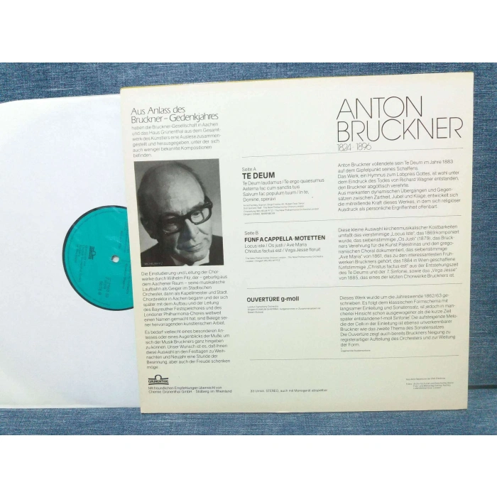 ANTON BRUCKNER TE DEUM CAPELLA MOTETTEN OVERTURE