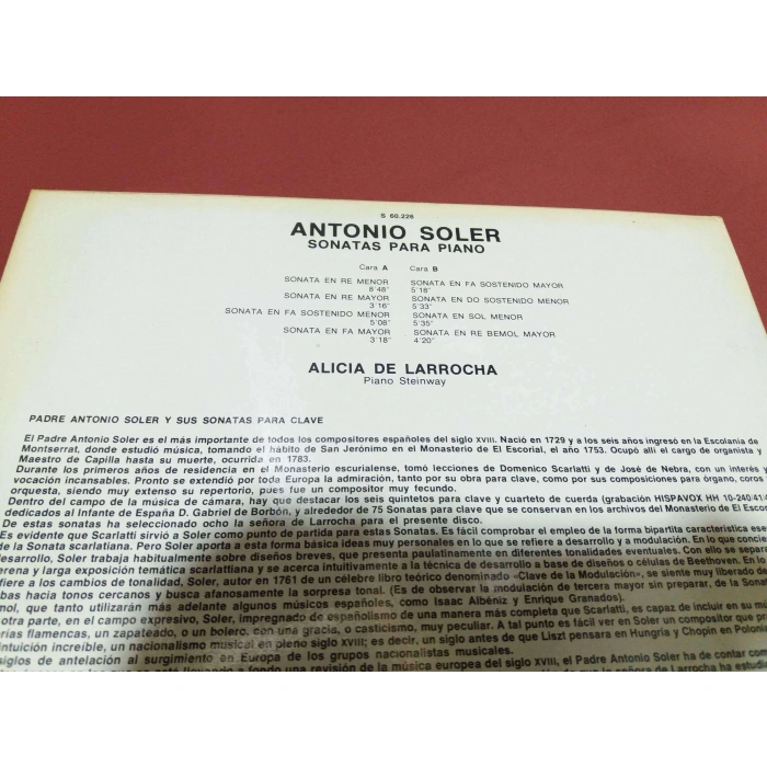ANTONIO SOLER PIANO SONATAS