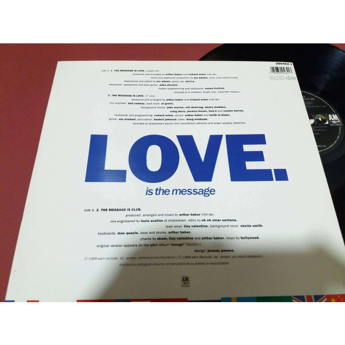 ARTHUR BAKER MESSAGE LOVE MAXI LP