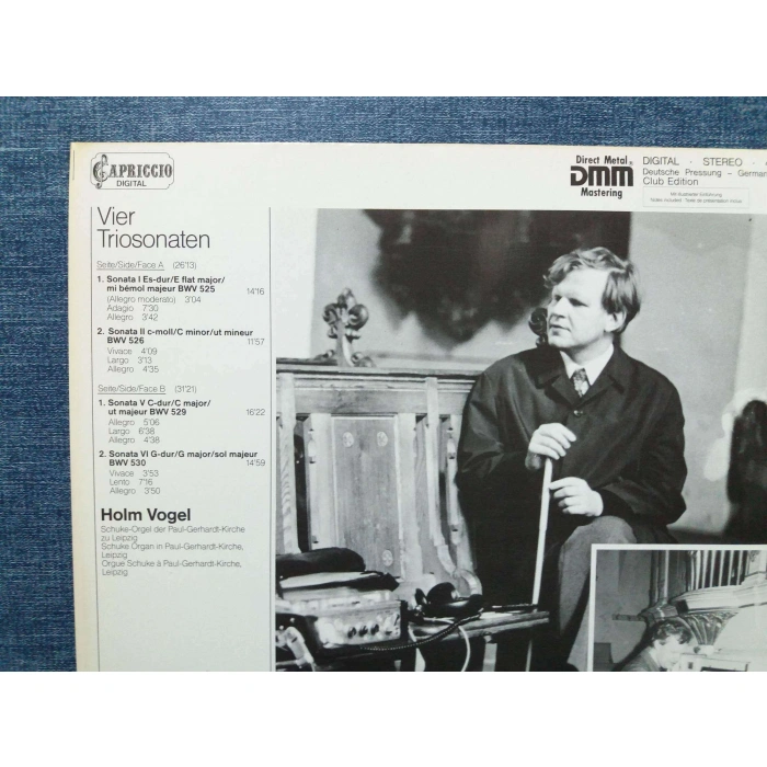 BACH 4 TRIO SONATAS HOLM VOGEL