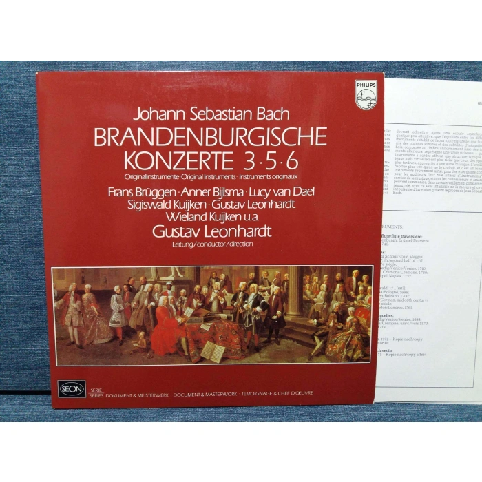 BACH BRANDENBURGISCHES KONZERT 3 . 5 . 6 GUSTAV LEONHARDT