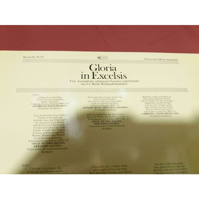 BACH GLORIA IN EXCELSIS