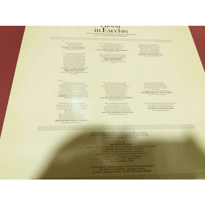 BACH GLORIA IN EXCELSIS