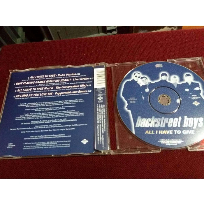 BACKSTREET BOYS ALL I HAVE MAXI