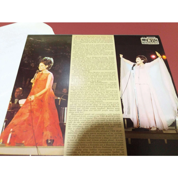 BARBRA STREISAND A HAPPENING IN CENTRAL PARK