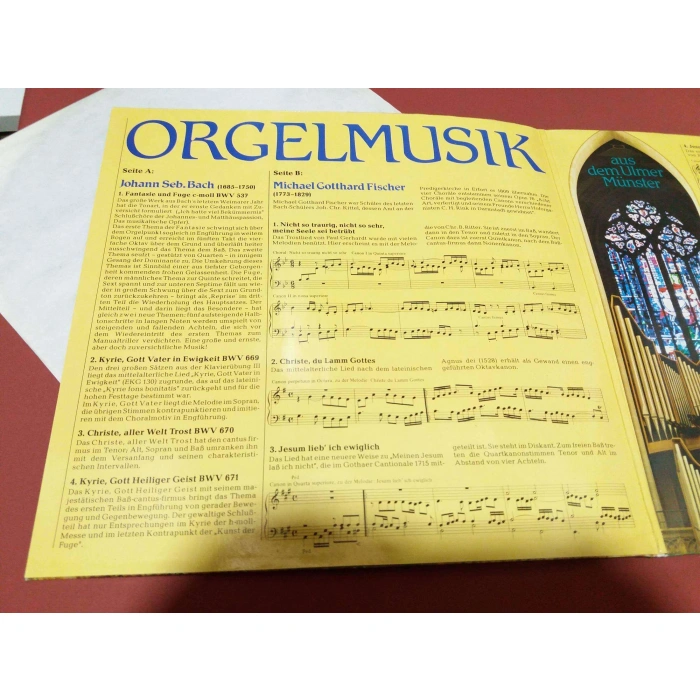 BAROCK ORGELMUSIK  BACH - FISCHER - EDGAR RABSCH