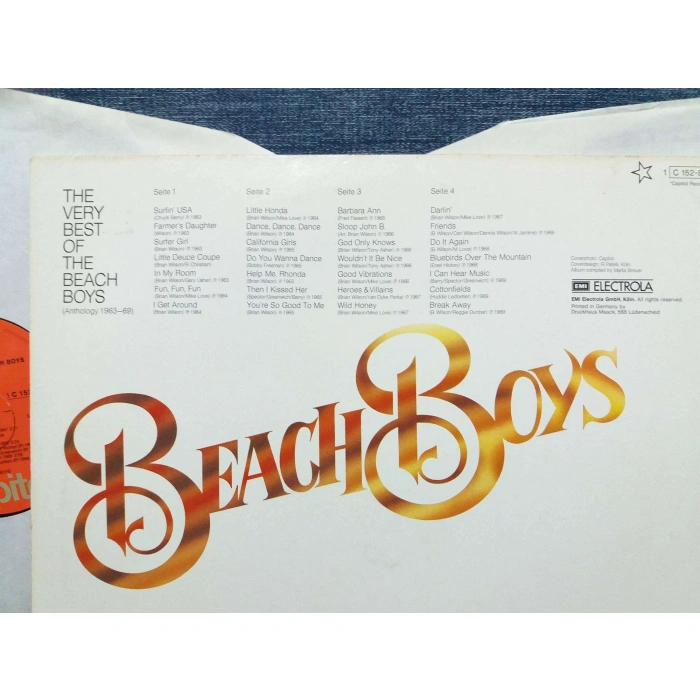 BEACH BOYS ANTHOLOGY BEST OF   2 LP