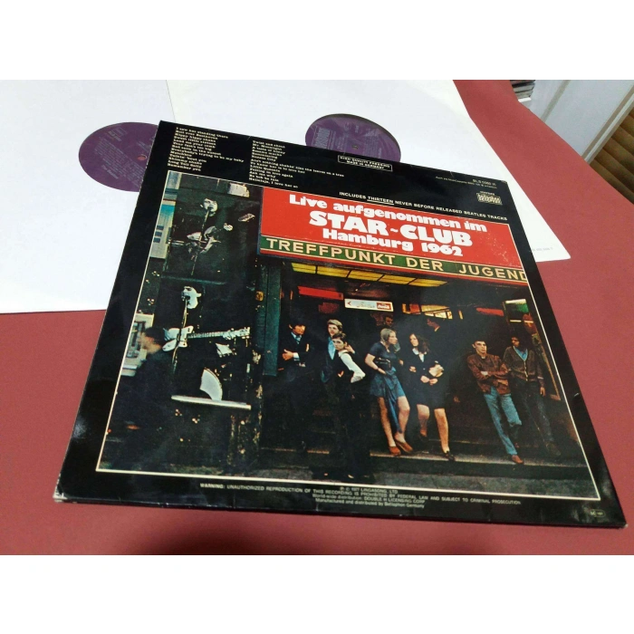 BEATLES LIVE AT THE HAMBURG 1962 GERMANY LIVE    2 LP