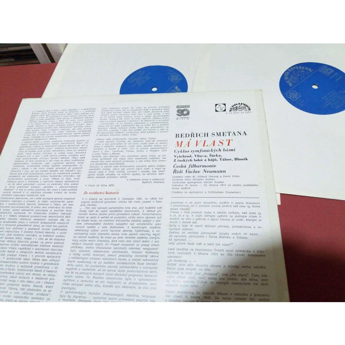 BEDRICH SMETANA MA VLAST    2 LP