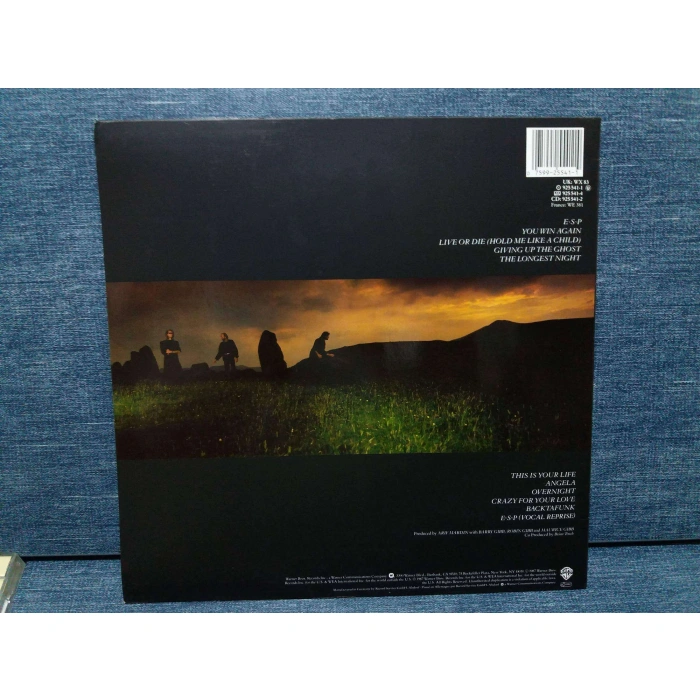 BEE GEES E.S.P YOU WIN AGAIN MUSIC LP