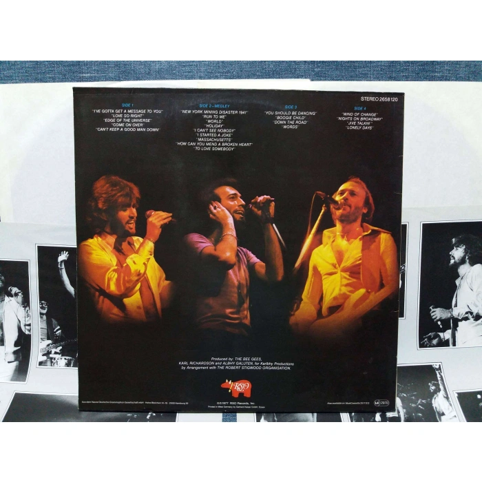 BEE GEES LIVE ALL TIME GREATEST   2 LP