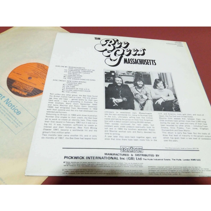 BEE GEES MASSACHUSETTS