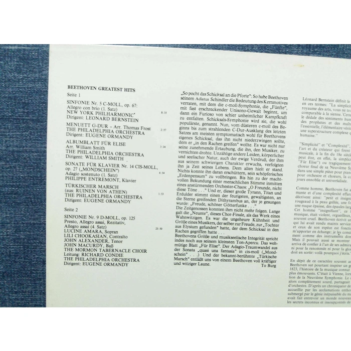 BEETHOVEN GREATEST HITS