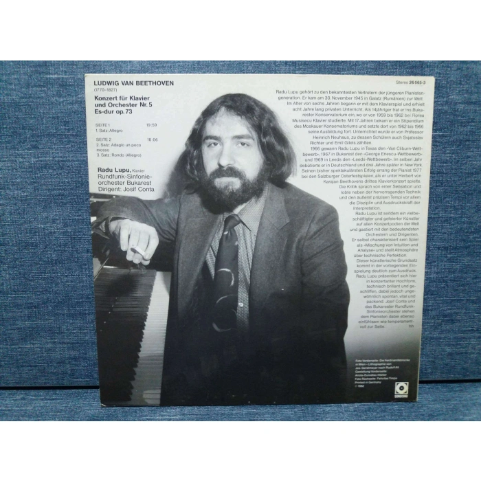 BEETHOVEN KLAVIER Nr.5 RADU LUPU