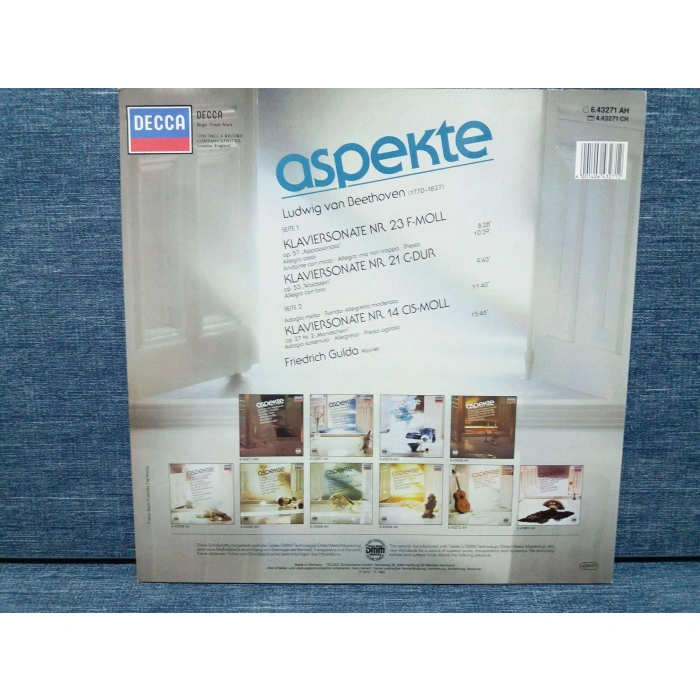 BEETHOVEN KLAVIERSONATE Nr.14 - Nr.21 - Nr.23  FRIEDRICH GULDA