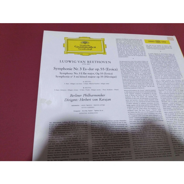 BEETHOVEN SYMPHONIE Nr.3 EROICA KARAJAN