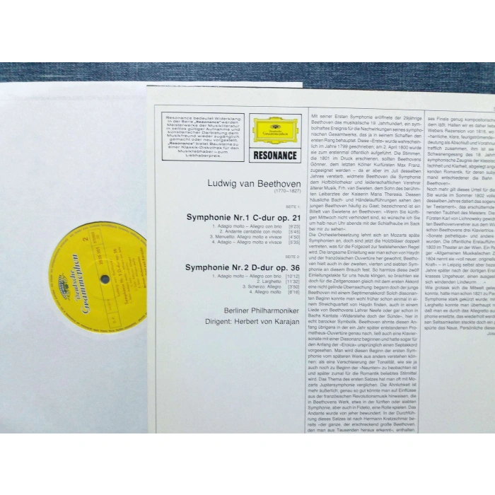 BEETHOVEN SYMPHONIEN Nr.1-Nr.2 KARAJAN