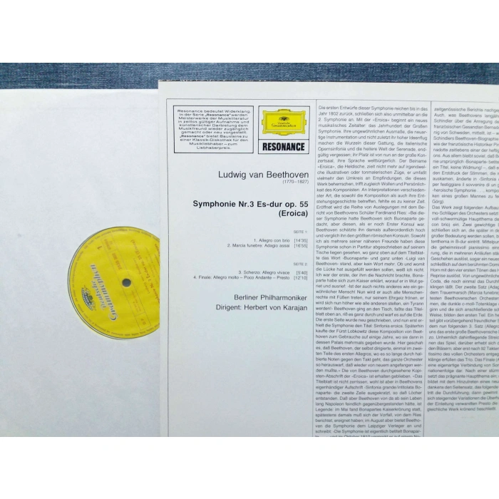 BEETHOVEN SYMPHONIEN Nr.3 EROICA KARAJAN